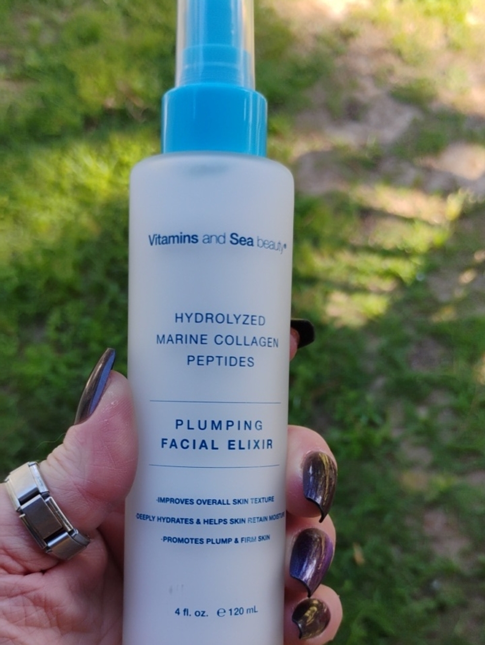 Vitamins And Sea Beauty Hydrolyzed Marine Collagen Peptides Plump.Facial Elixir